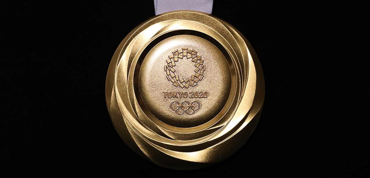 Олимпийские медали Токио 2020, сделанные из переработанных телефонов, здесь
