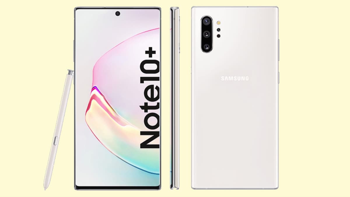 Samsung Galaxy Note 10+ Surfaces in Aura White Colour Ahead of Launch