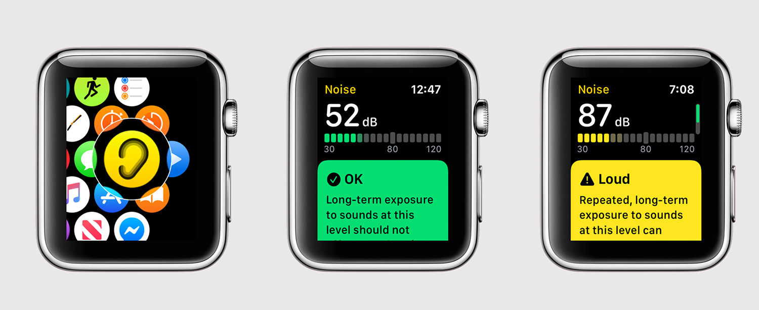 Проверьте уровень шума в режиме реального времени с Apple Watch