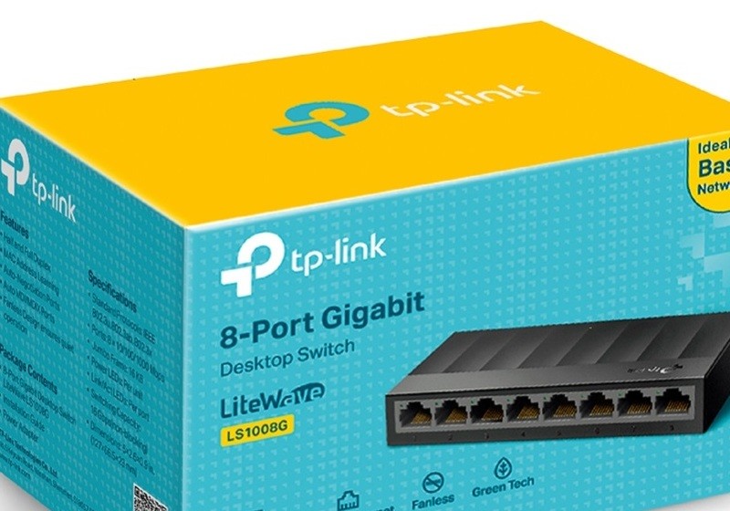 Если вам не хватает портов Ethernet, новый коммутатор TP-Link предлагает вам 8 гигабит для ваших устройств