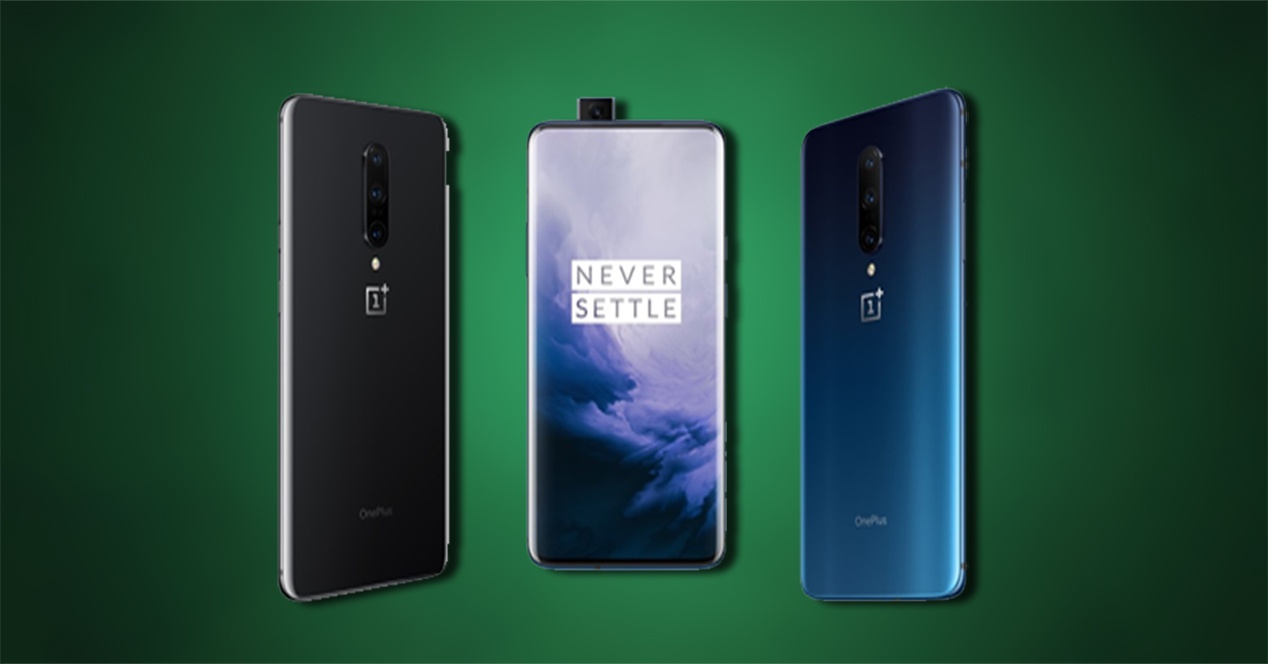 OnePlus 7 Pro frontal y trasera