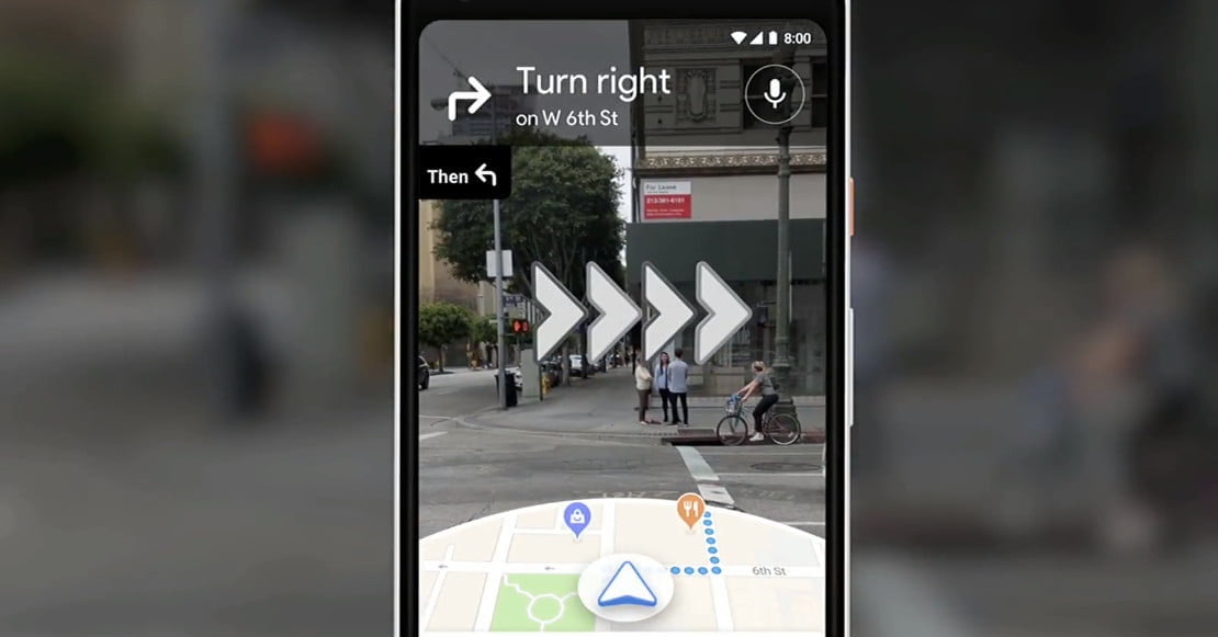 Скоро вы увидите улицы в дополненной реальности через Google Maps