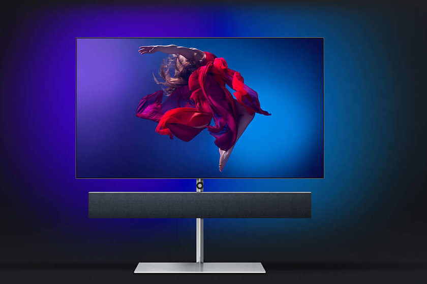 Philips представляет умный телевизор OLED984, его новый флагман с 65-дюймовым экраном и звуковой панелью Bowers & Wilkins