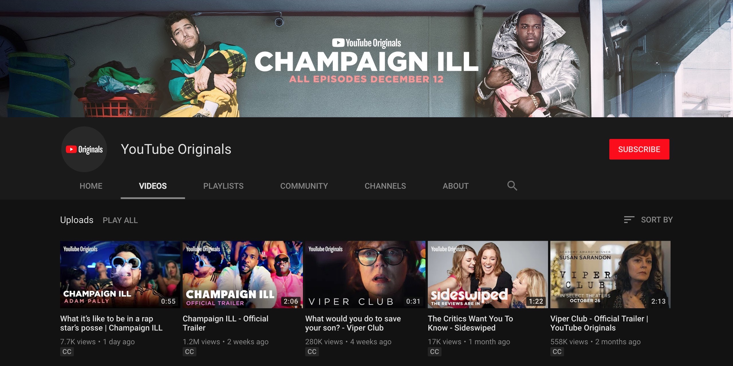 YouTube Оригиналы будут доступны пользователям без подписки