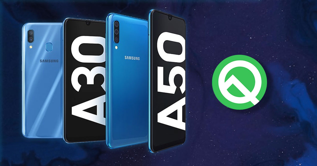 galaxy-a30-a50 android q