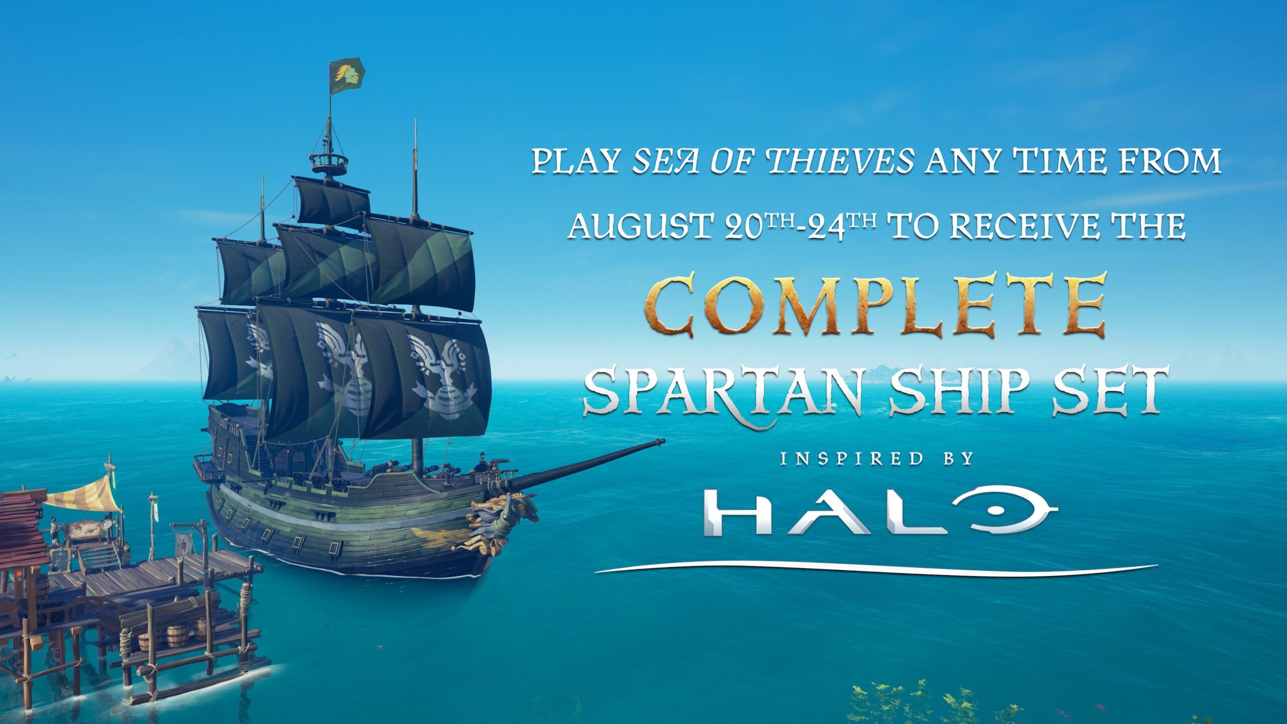 Получите Halo Spartan Ship Set бесплатно в Море Воров на этой неделе
