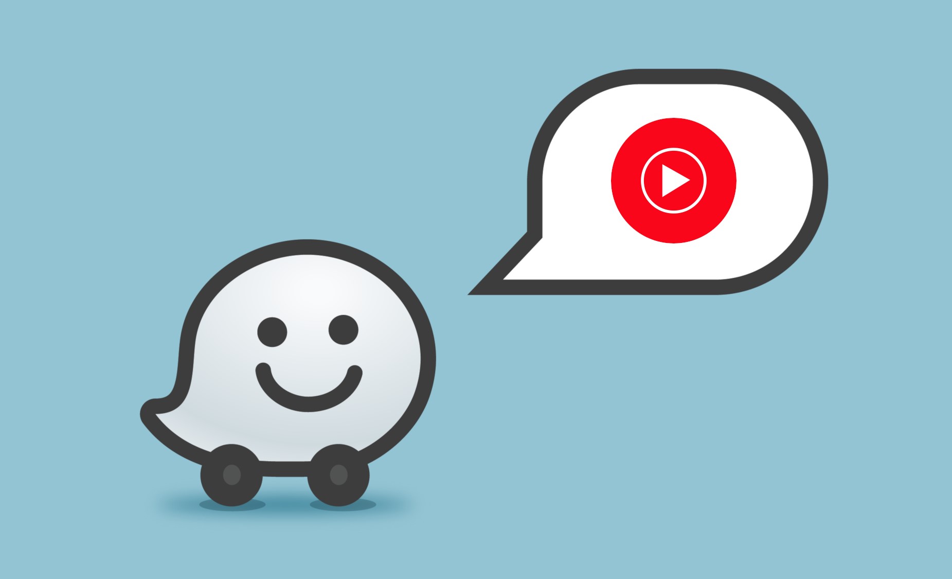 обслуживание YouTube Музыкой также можно управлять с помощью навигации Waze