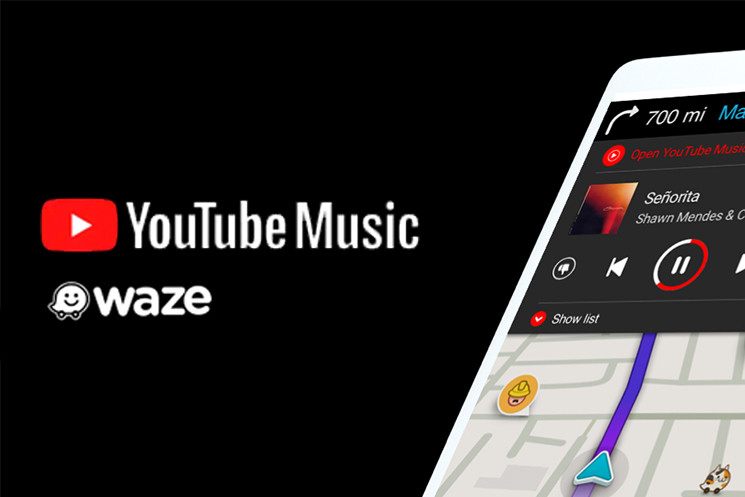 Waze теперь позволяет контролировать воспроизведение YouTube Музыка не выходя из приложения