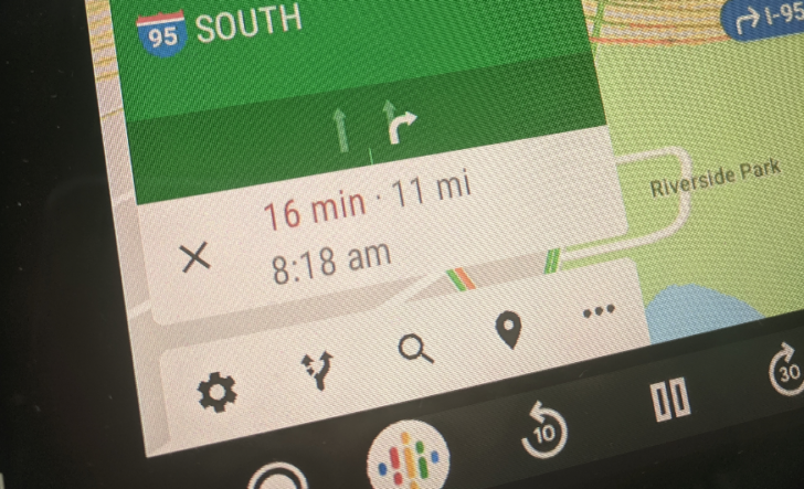 Google Maps в Android Auto добавляет несколько полезных новых кнопок