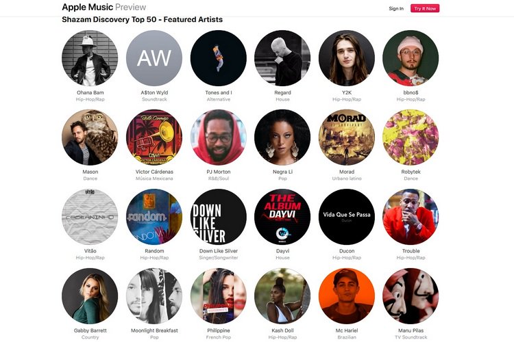 Apple Music представляет новую 50-ю диаграмму Shazam Discovery, чтобы привлечь внимание новых исполнителей