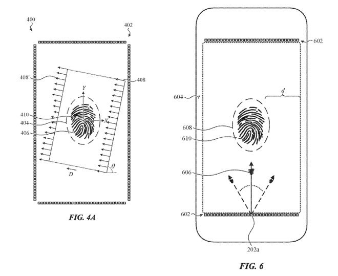 патент Apple Акустический сенсорный ID