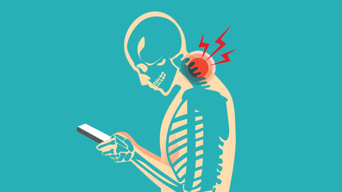 Text Neck, приложение для предотвращения травм шеи от использования мобильного телефона