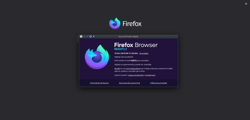 Nuevo icono de Firefox en Nightly