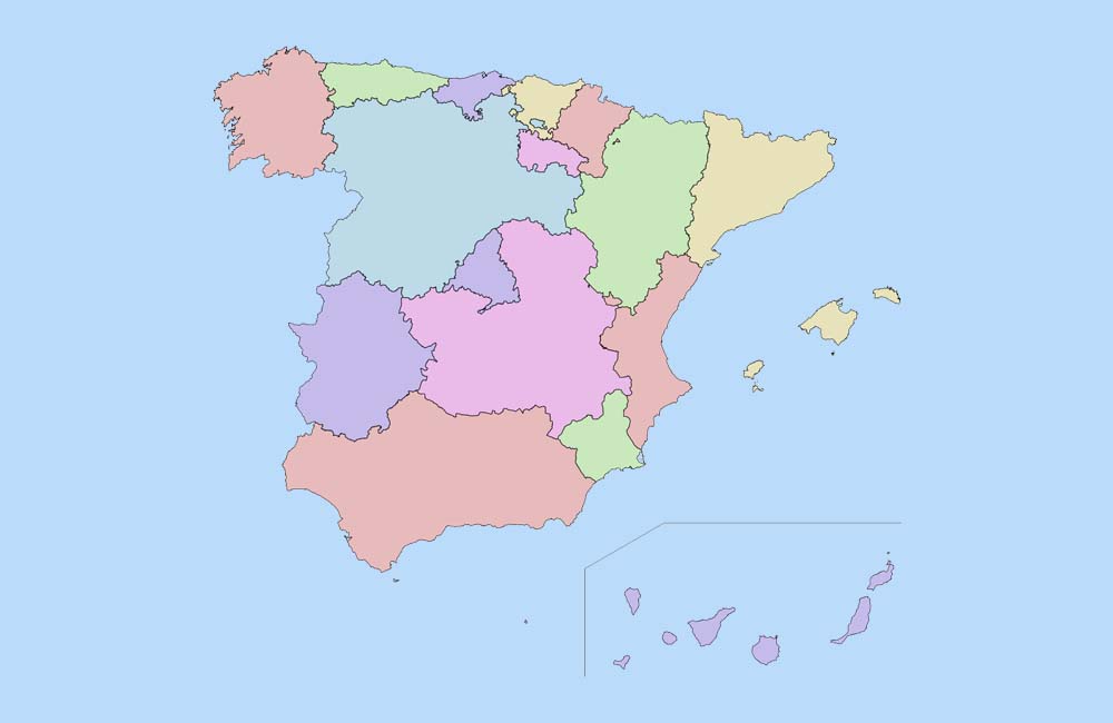 префиксы испанской провинции общины