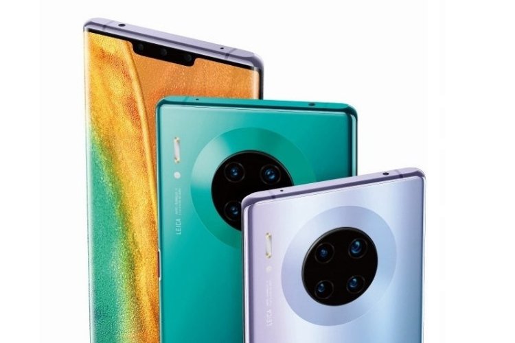Просочившиеся поверхности плакатов Huawei Mate 30 Pro в преддверии запуска