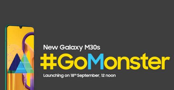 Samsung Galaxy Дата запуска M30s India подтверждена Amazon задира