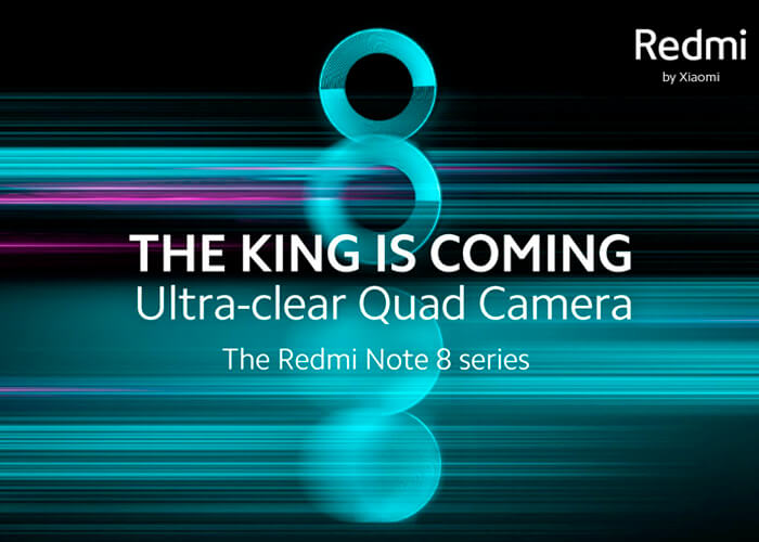 Los Redmi Note 8 serán presentados de forma global dentro de poco