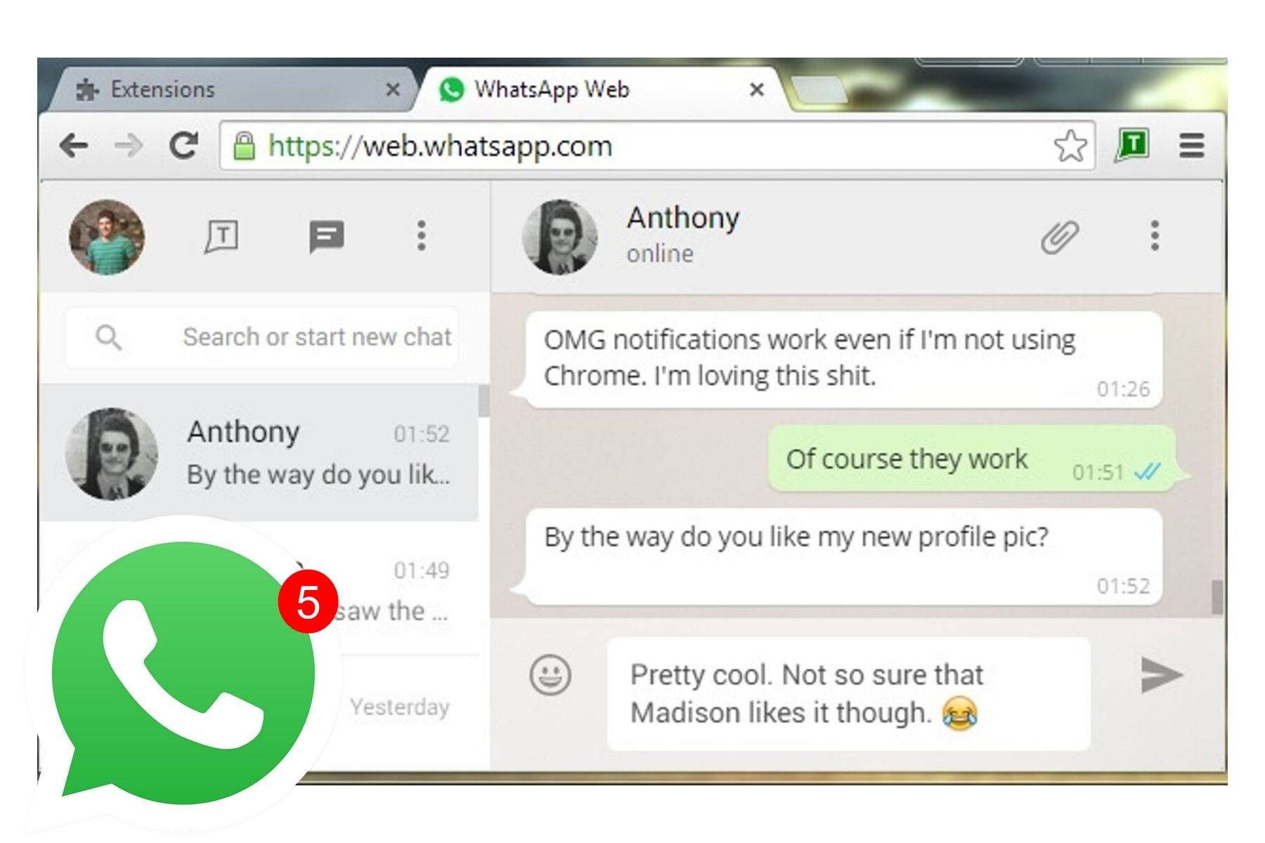 WAToolkit, расширение Chrome для использования WhatsApp Web