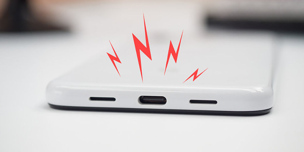 Android 10 предупреждает вас, если порт USB грязный или горячий