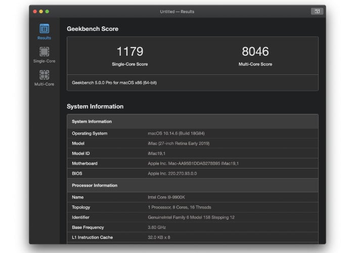 Geekbench 5 предлагает новые тесты CPU и GPU