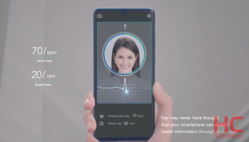 Huawei Face AR: Измеряйте частоту сердечных сокращений и частоту дыхания, просто глядя в камеру, новая функция Mate 30? [Video]