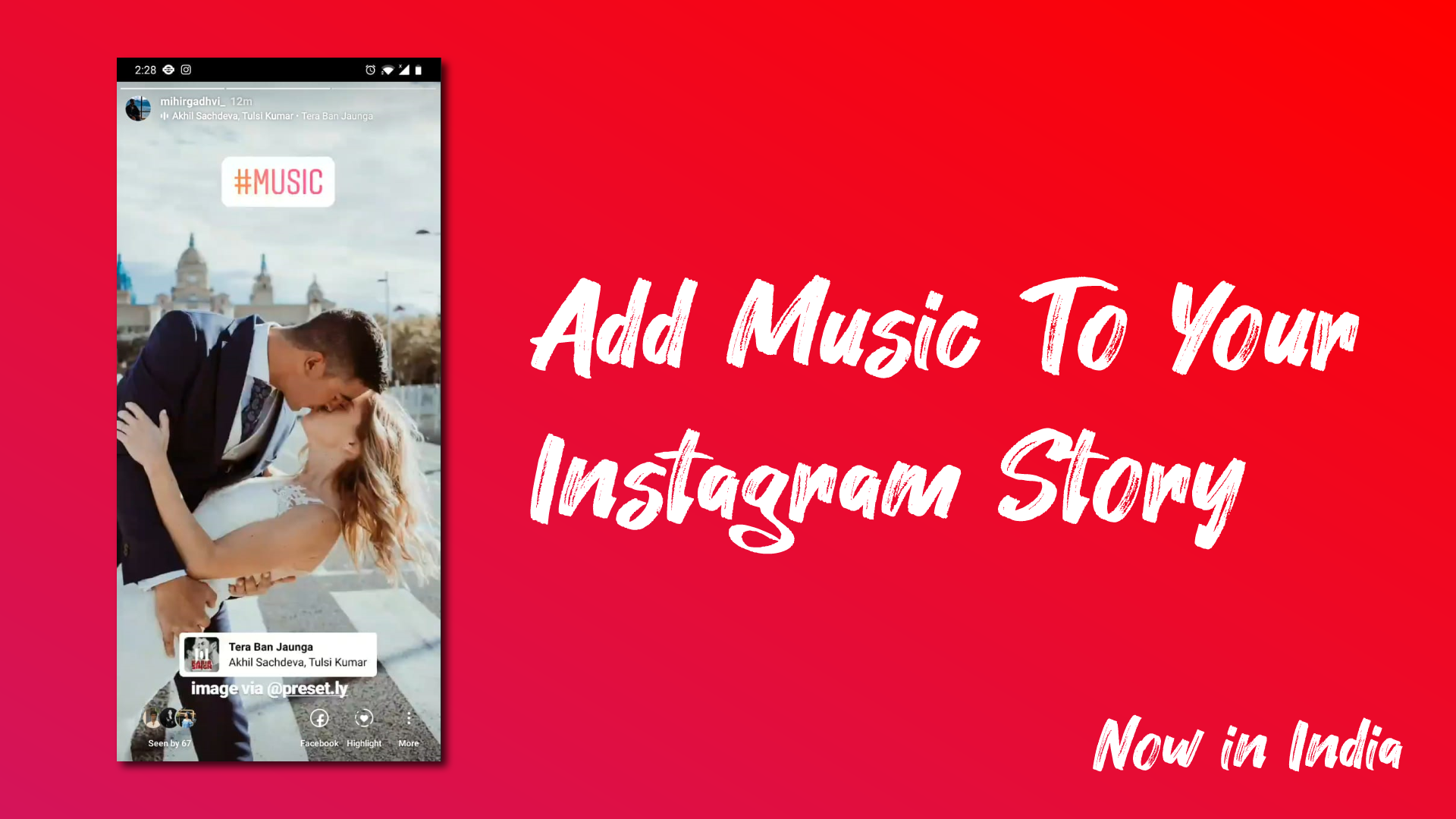 Instagram Музыка теперь доступна в Индии; Только для историй