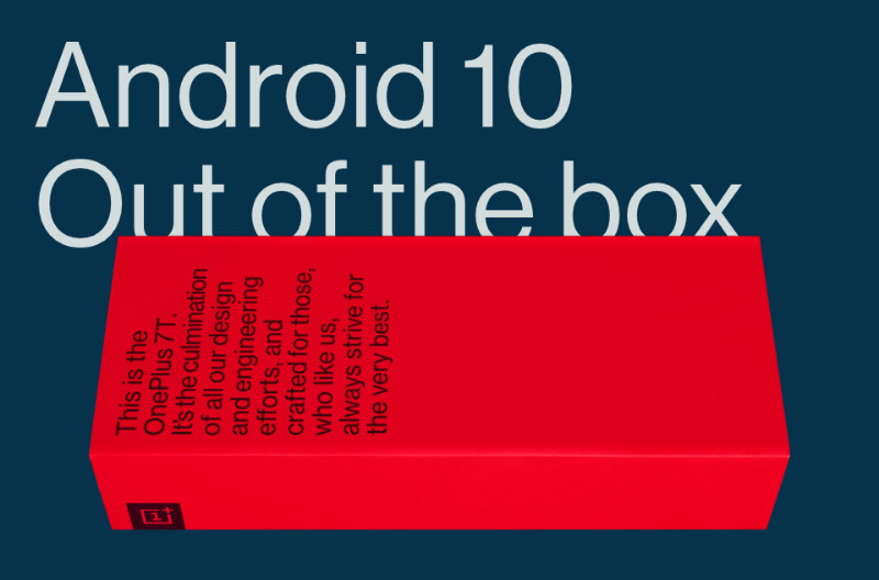 OnePlus 7T станет первым телефоном, на котором будет работать Android 10 с сервисами Google.