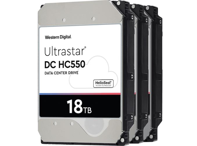 Western Digital представляет жесткий диск HC550 EAMR емкостью 18 ТБ
