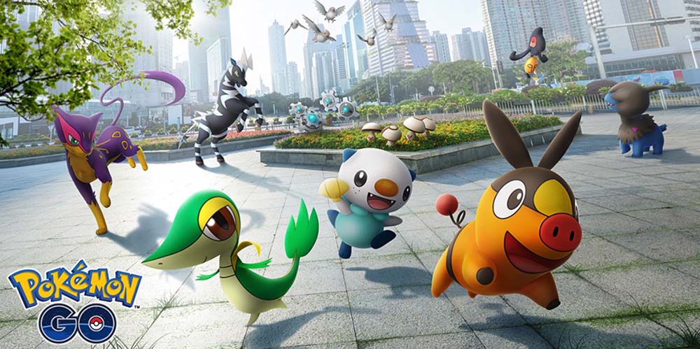 В котором яйца покемонов делают Snivy, Tepig и Oshawott появляются в Pokémon GO