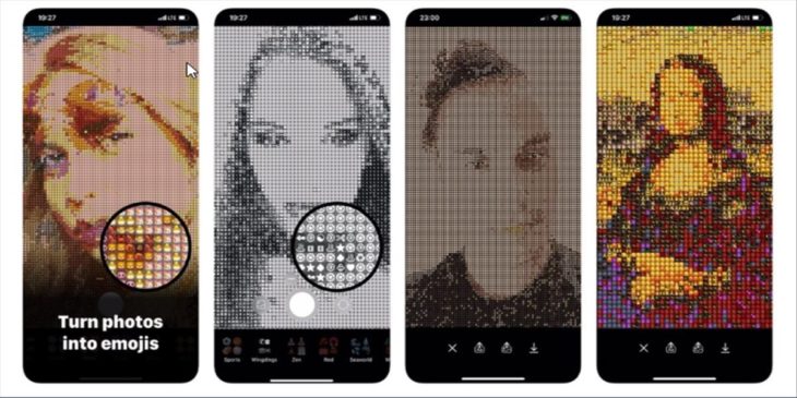 Превратите свои изображения в мозаику из смайликов с этим интересным приложением для iPhone
