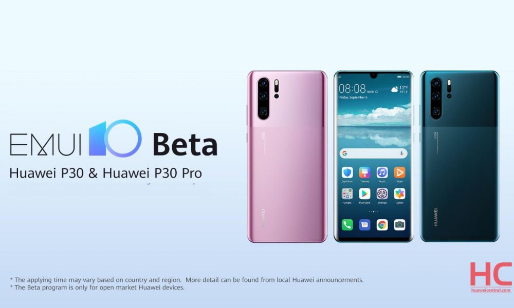 Прорыв: бета-версия EMUI 10 для Huawei P30 и Huawei P30 Pro