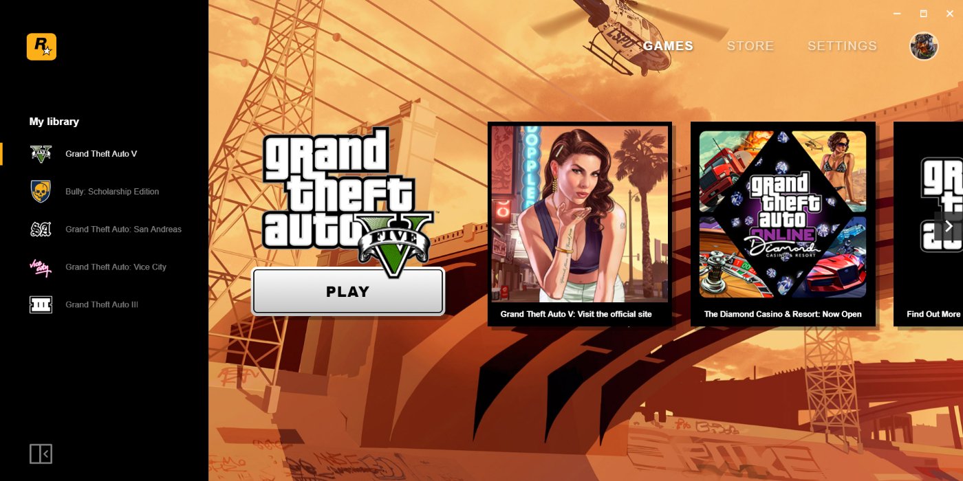 У Rockstar есть свой собственный игровой лаунчер (и у него есть GTA San Andreas бесплатно)