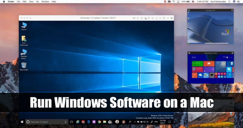 4 Как бегать Windows Программное обеспечение на Mac