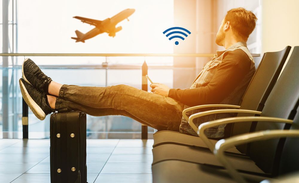 Инструмент для обнаружения ключей WiFi в аэропортах мира.