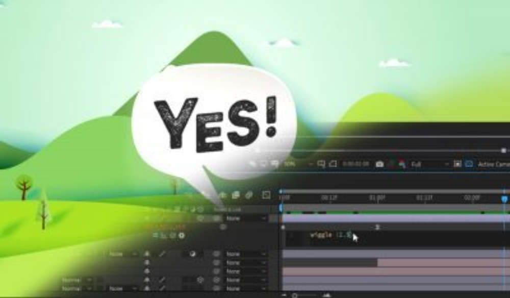 Выражение покачивания: создание движения в After Effects