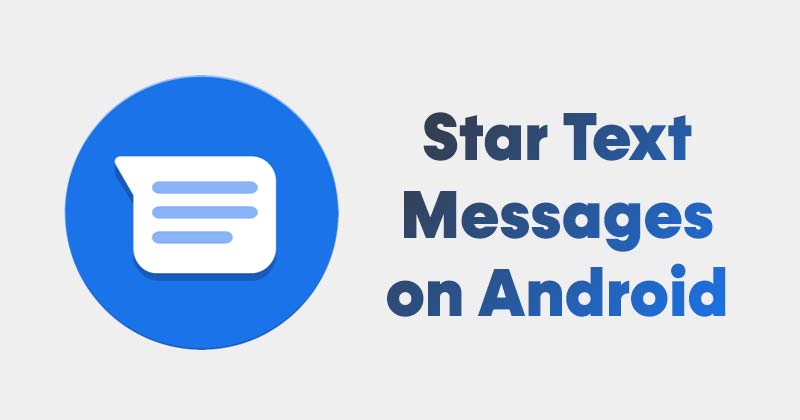 Как пометить важные текстовые сообщения на устройстве Android