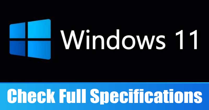 Как проверить полную спецификацию вашего ПК на Windows 11