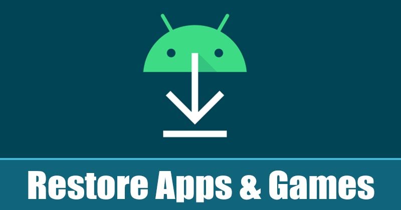 Как восстановить приложения & amp;  Игры на ваше устройство Android