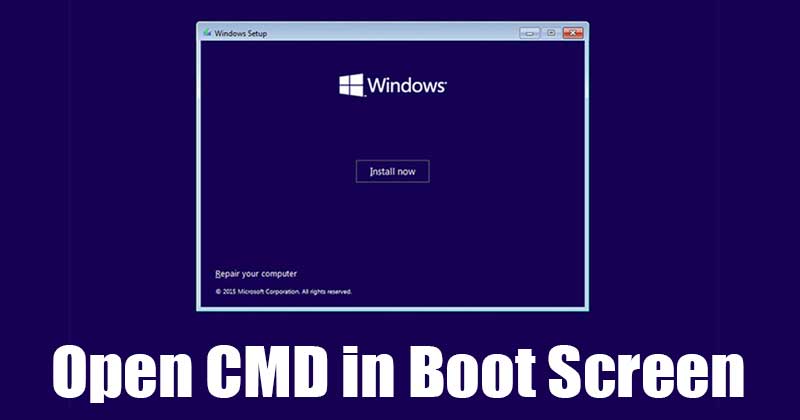 Как открыть CMD (командную строку) на экране загрузки в Windows 10