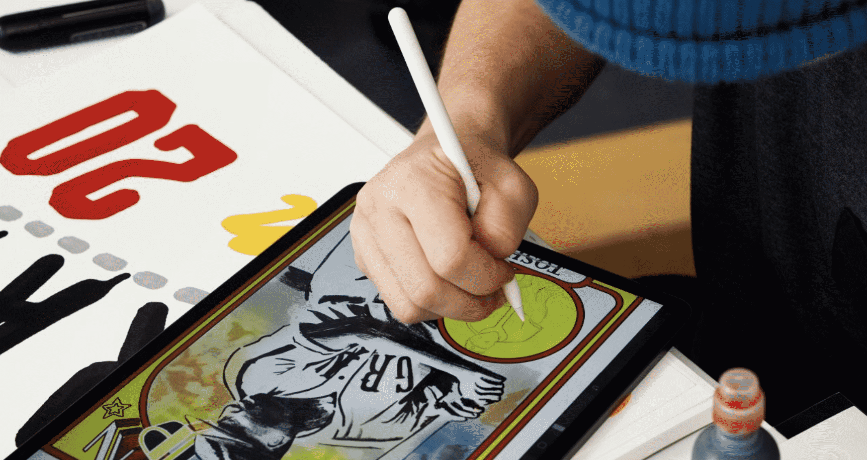 Apple Pencils and iPad Pros