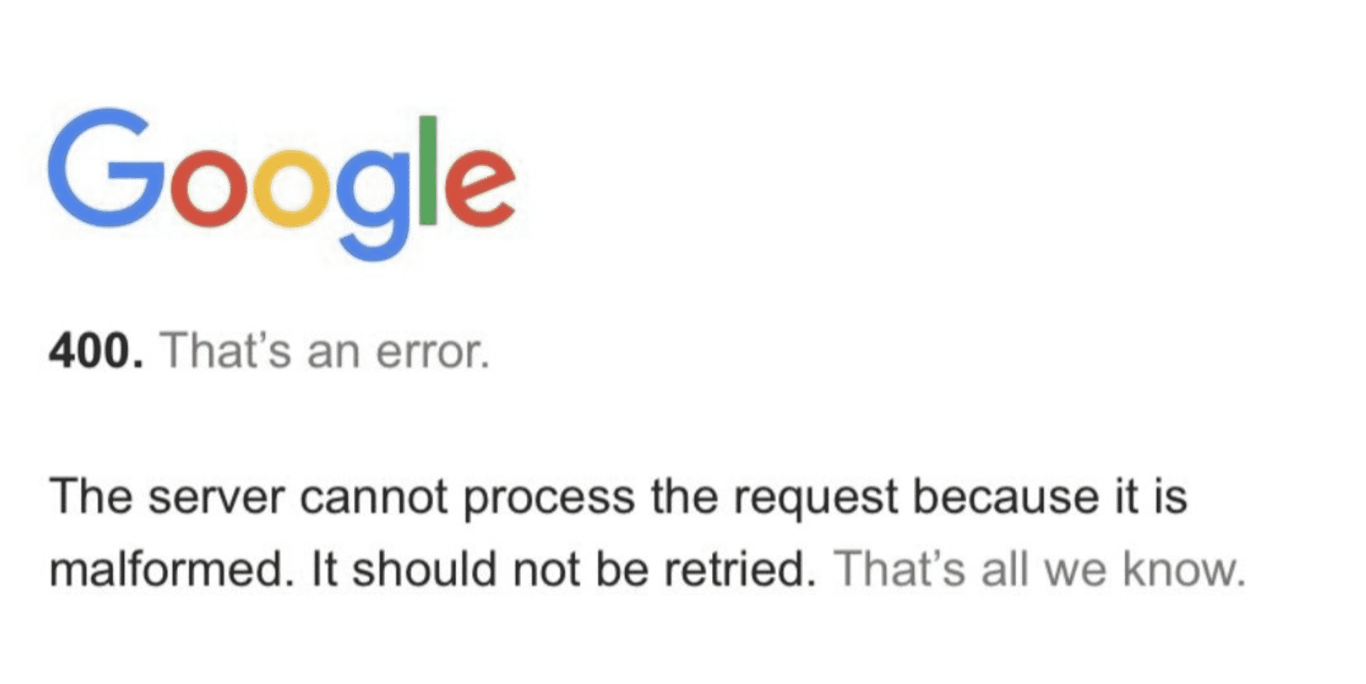 Google is down worldwide