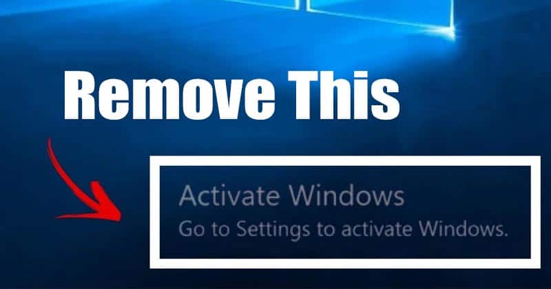 3 лучших метода удаления Windows 10 Активационный водяной знак