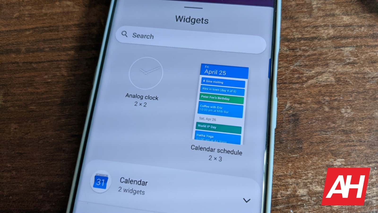 Android 12 DP3 добавляет панель поиска в средство выбора виджетов