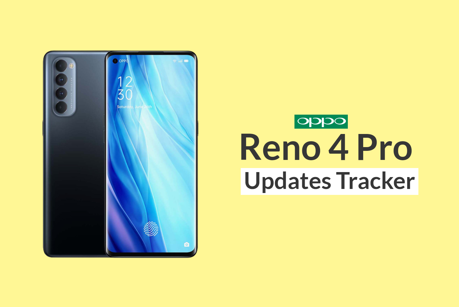 Oppo Reno 4 Pro Updates Tracker
