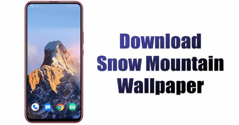 Загрузите MIUI 12 Snow Mountain & amp;  Геометрия Живые Обои на Андроид