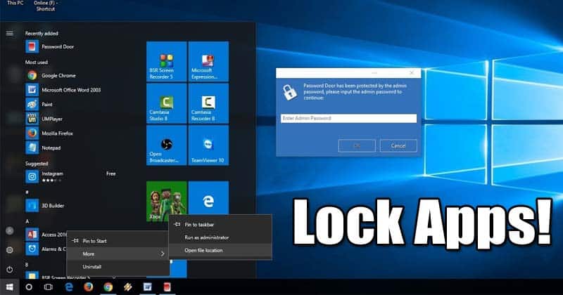Как заблокировать определенные приложения в Windows 10