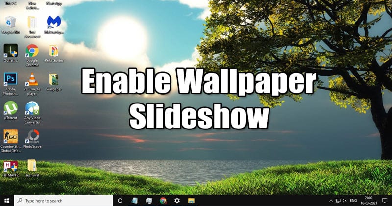 Как настроить слайд-шоу обоев в Windows 10 шт.