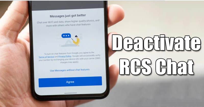 Как отменить регистрацию номера телефона в чате RCS Google