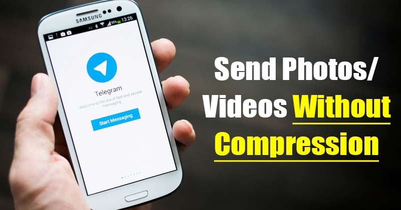 Как отправлять фотографии & amp;  Видео без сжатия в Telegram