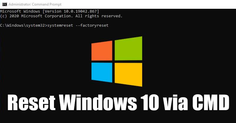Как сбросить Windows 10 через CMD (командная строка)